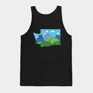 Washington State Outline Tank Top